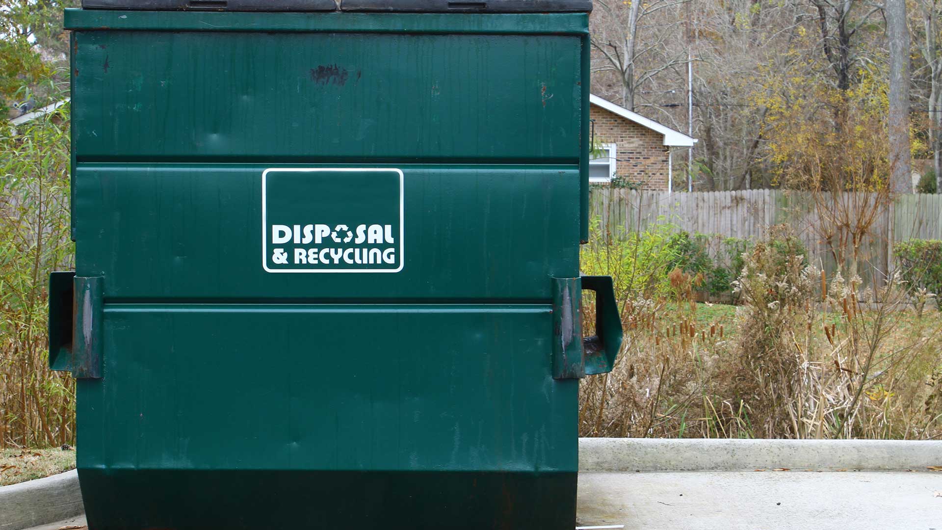 Dumpster Pad Cleaning